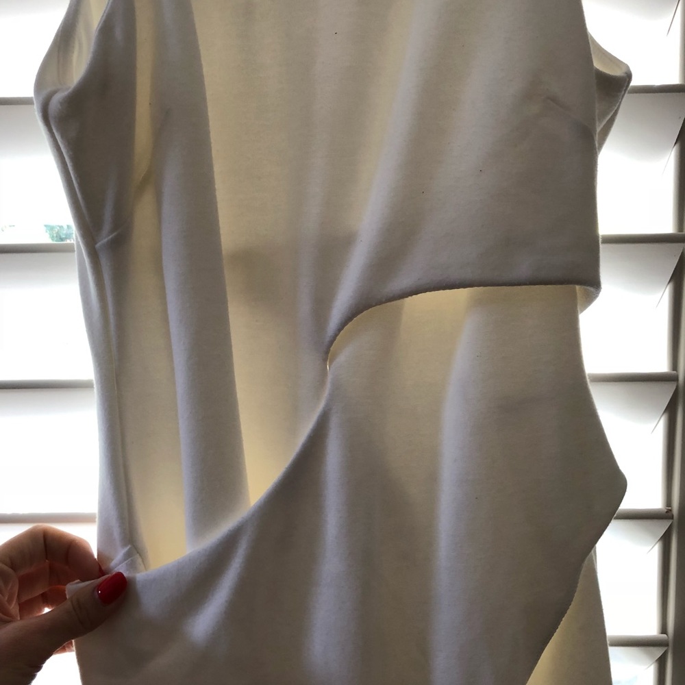 White cocktail dress